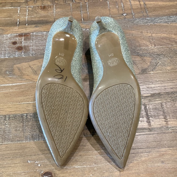 MICHAEL Michael Kors Silver Sparkly Pumps - Picture 12 of 14